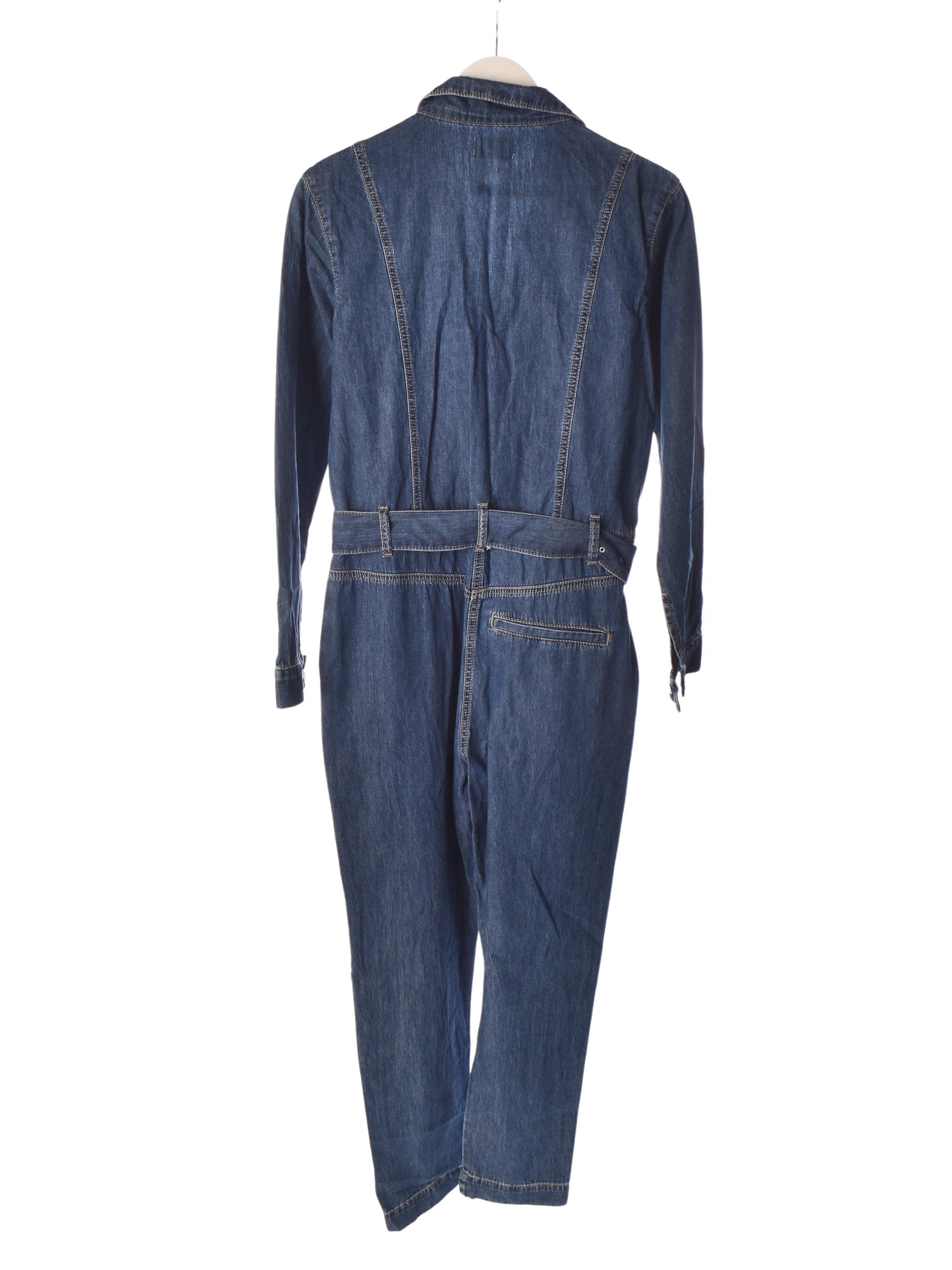 Global Funk Jumpsuit - M / Blå / Kvinde - SassyLAB Secondhand