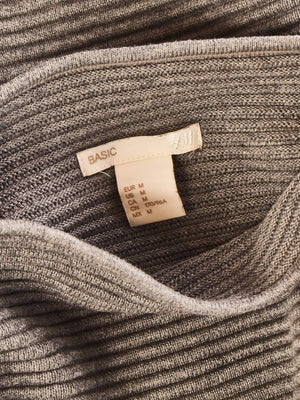 H&M Basic Sweater - M / Grå / Kvinde - SassyLAB Secondhand