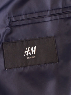 H&M Blazer - 50 / Blå / Mand - SassyLAB Secondhand