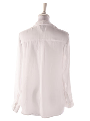 H&M Skjorte - 34 / Hvid / Kvinde - SassyLAB Secondhand
