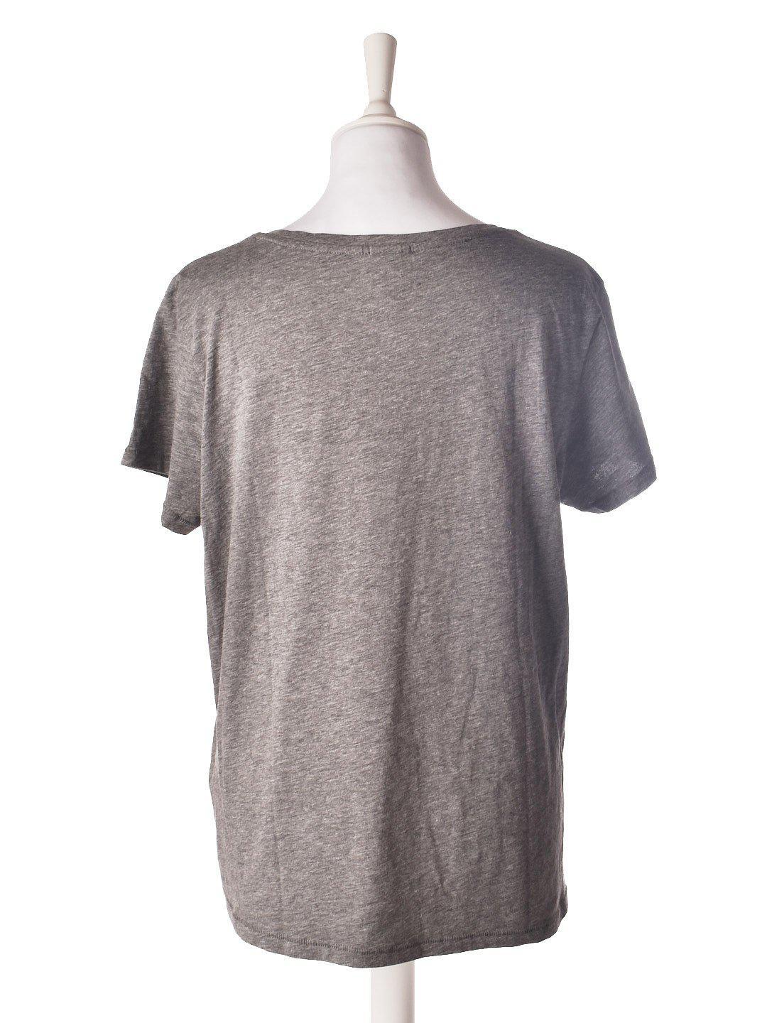 H&M T-Shirt - M / Grå / Kvinde - SassyLAB Secondhand