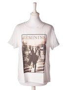 H&M T-Shirt - M / Hvid / Kvinde - SassyLAB Secondhand