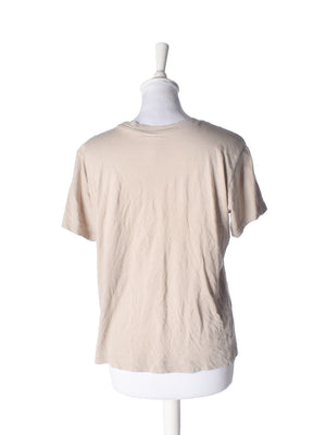 H&M T-Shirt - S / Beige / Kvinde - SassyLAB Secondhand