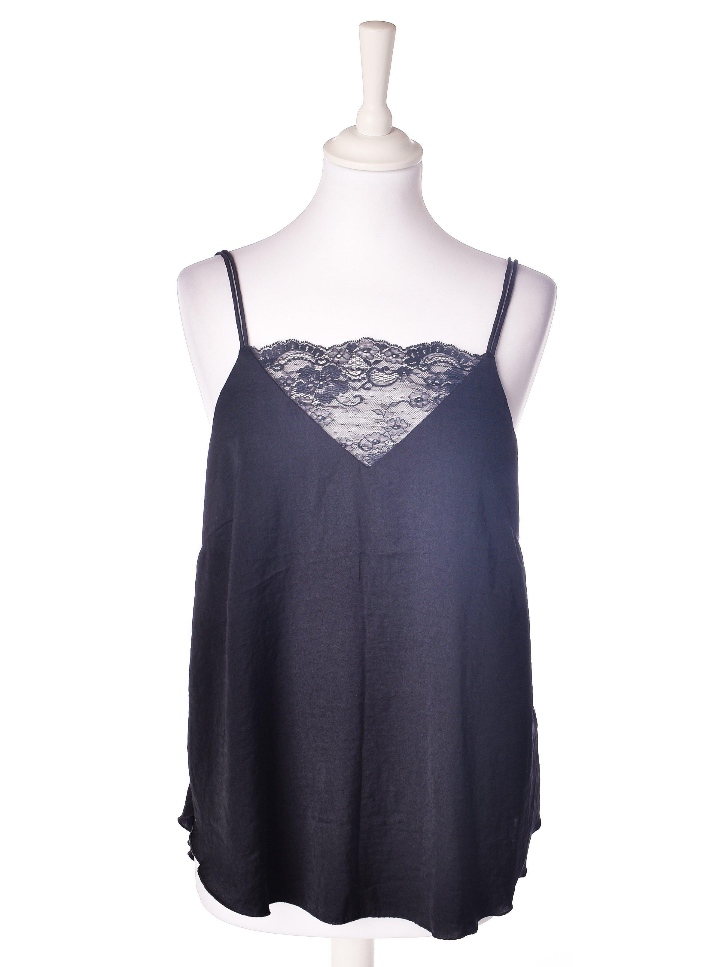 H&M Top - 38/Medium / Sort / Kvinde - SassyLAB Secondhand