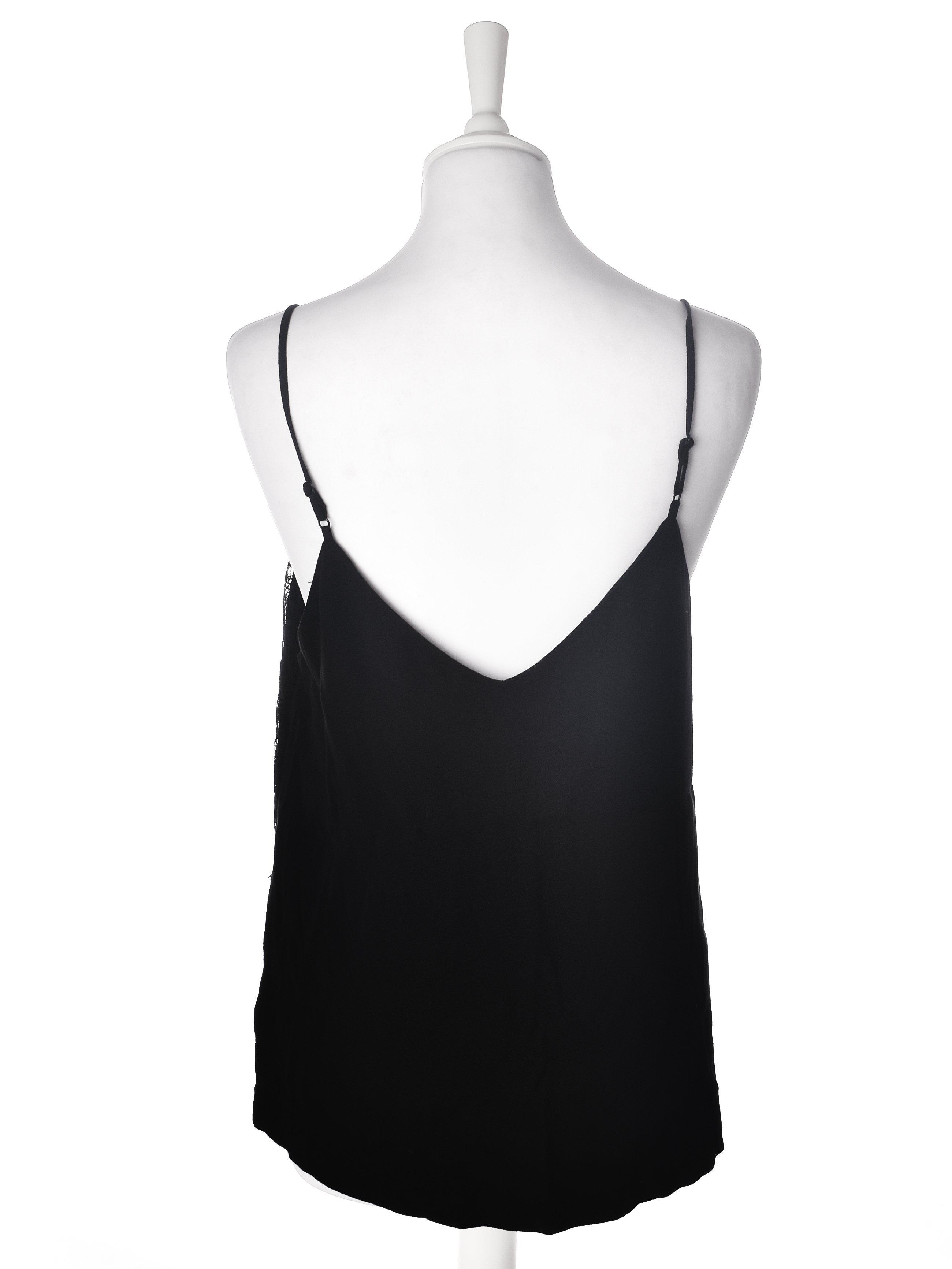 H&M Top - 38/Medium / Sort / Kvinde - SassyLAB Secondhand