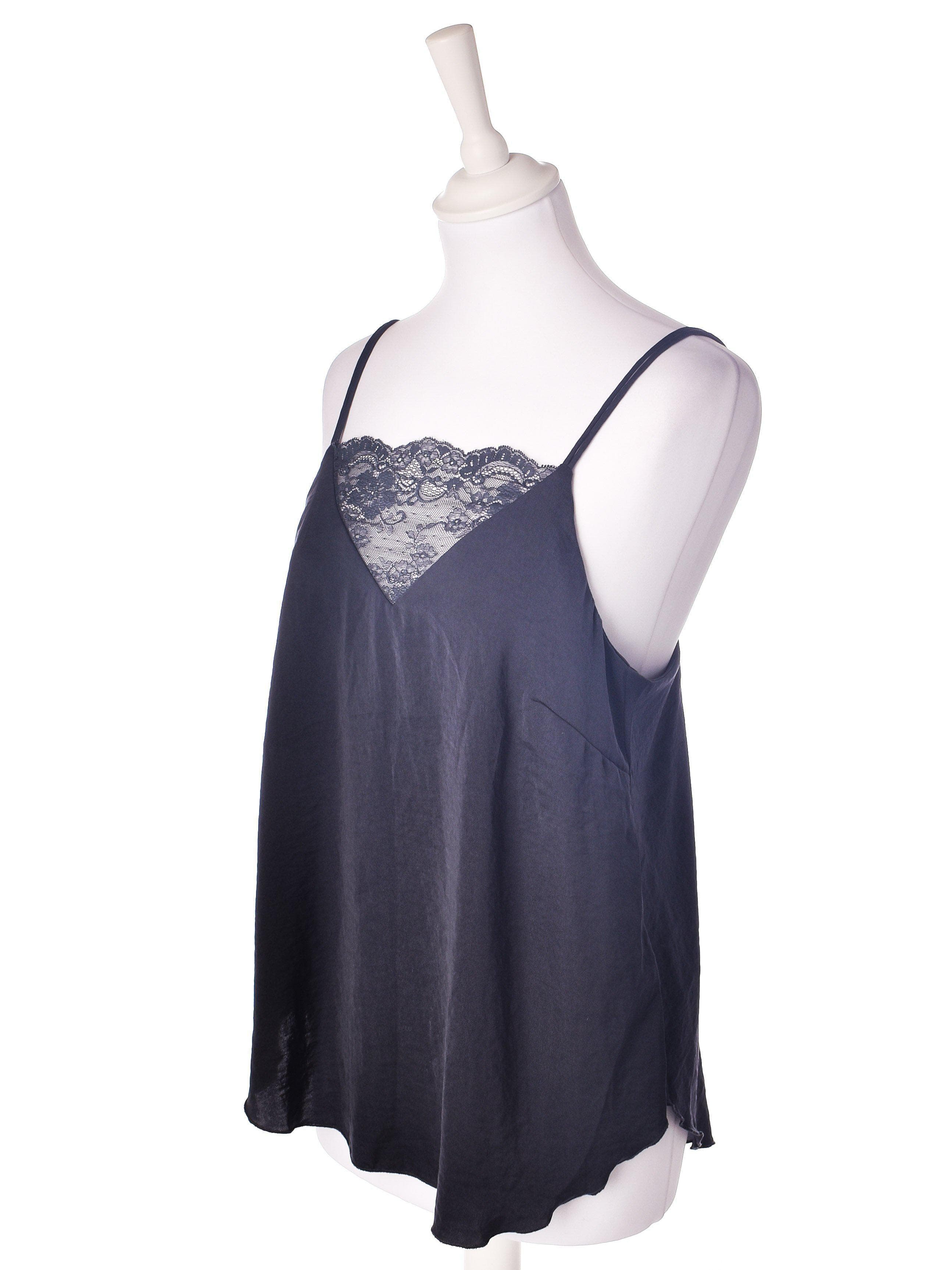 H&M Top - 38/Medium / Sort / Kvinde - SassyLAB Secondhand