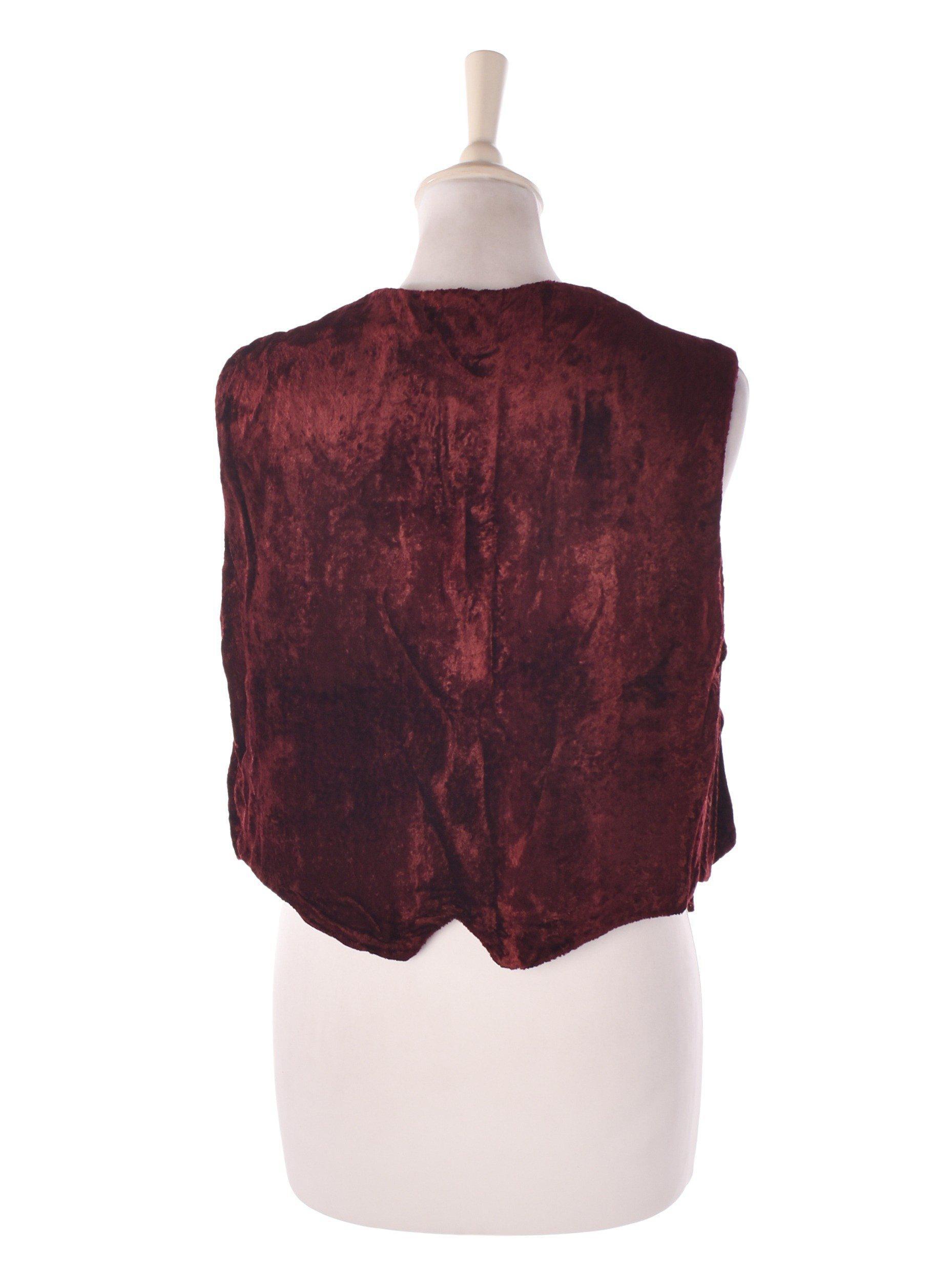 H&M Vest - 38 / Bordeaux / Kvinde - SassyLAB Secondhand