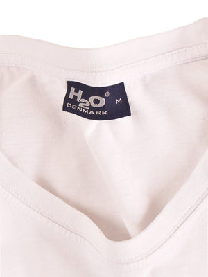 H2O T-Shirt - M / Hvid / Mand - SassyLAB Secondhand