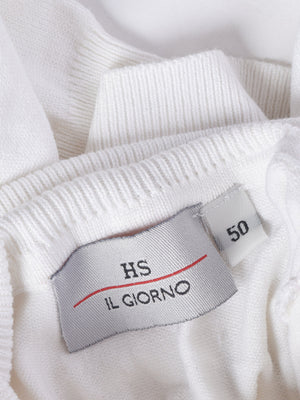 HS IL GIORNO Sweater - 50 / Hvid / Kvinde - SassyLAB Secondhand