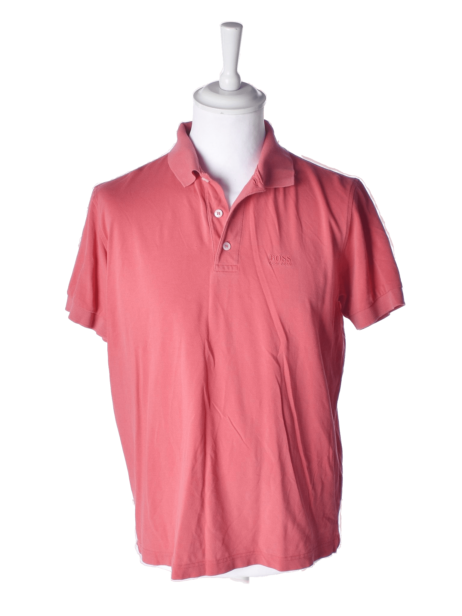 Hugo Boss Polo - M / Pink / Mand - SassyLAB Secondhand