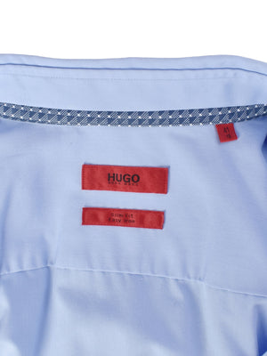 Hugo Boss Skjorte - 41 / Blå / Mand - SassyLAB Secondhand