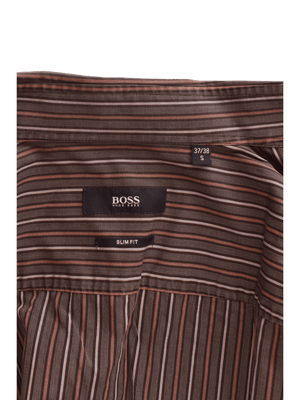 Hugo Boss Skjorte - S / Brun / Mand - SassyLAB Secondhand