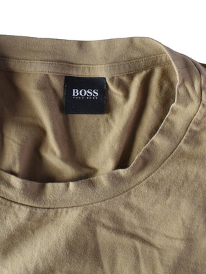 Hugo Boss T-Shirt - XL / Brun / Mand - SassyLAB Secondhand