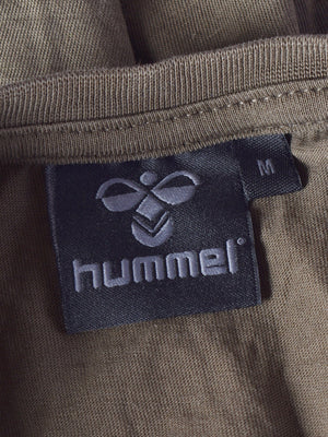 Hummel T-Shirt - M / Grøn / Kvinde - SassyLAB Secondhand