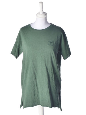 Hummel T-Shirt - XS / Grøn / Kvinde - SassyLAB Secondhand