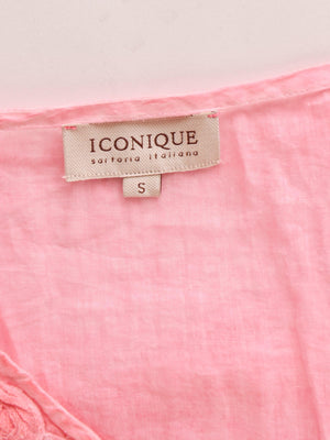 Iconique T-Shirt - S / Pink / Kvinde - SassyLAB Secondhand