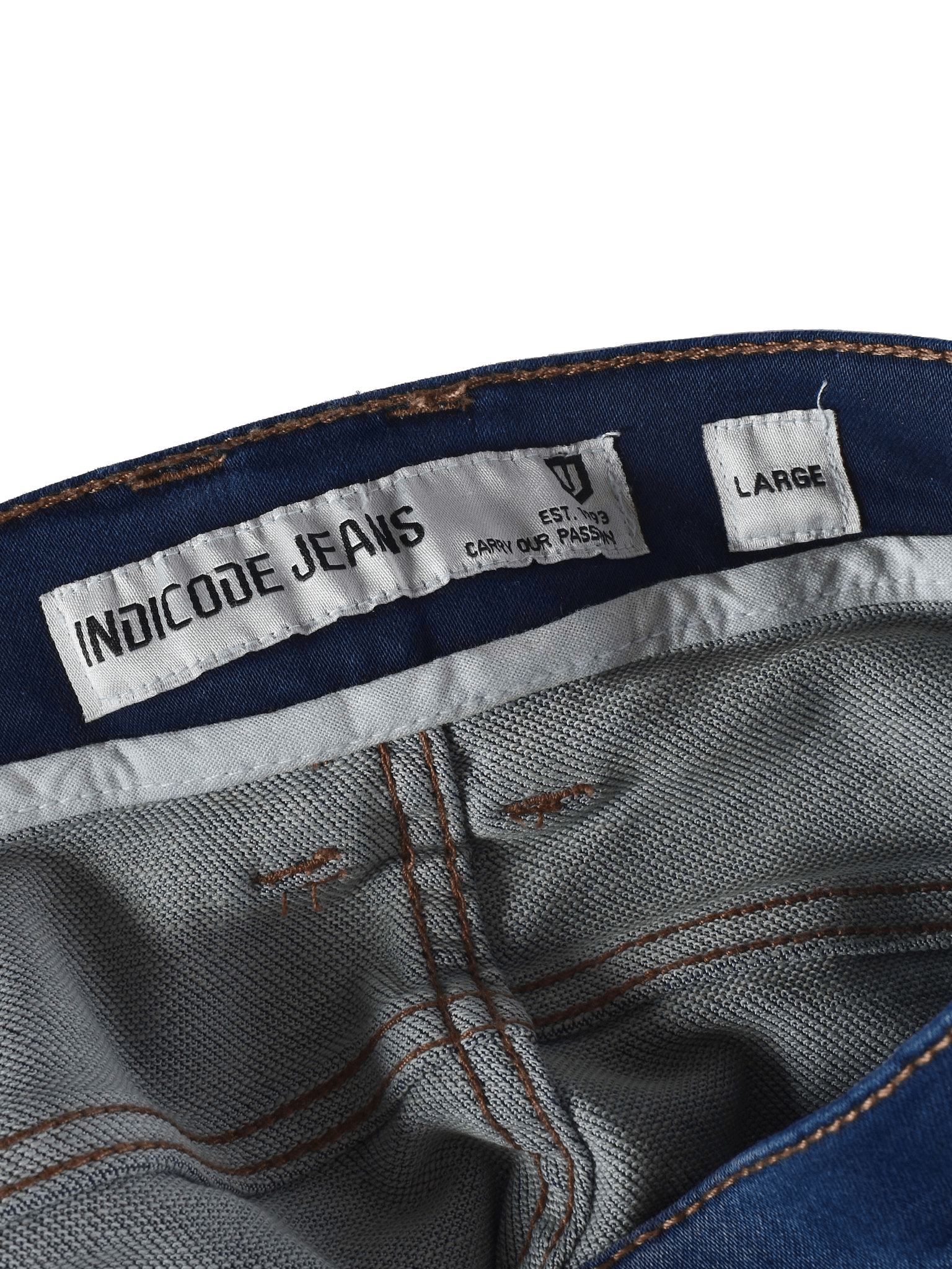 Indicode Jeans Shorts - L / Blå / Mand - SassyLAB Secondhand