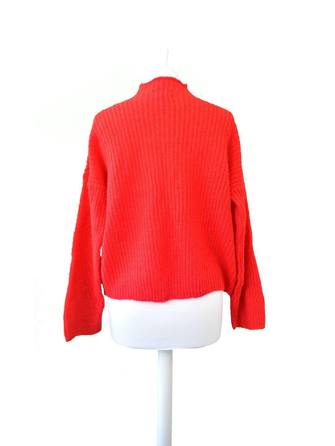 InWear Sweater - M / Rød / Kvinde - SassyLAB Secondhand