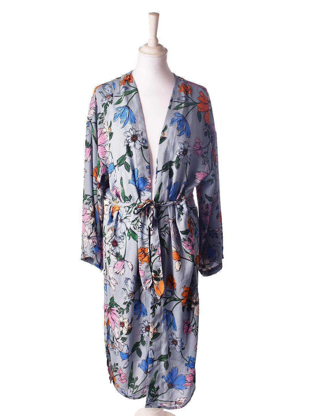 Jacqueline de Young Kimono - M / Blå / Kvinde - SassyLAB Secondhand