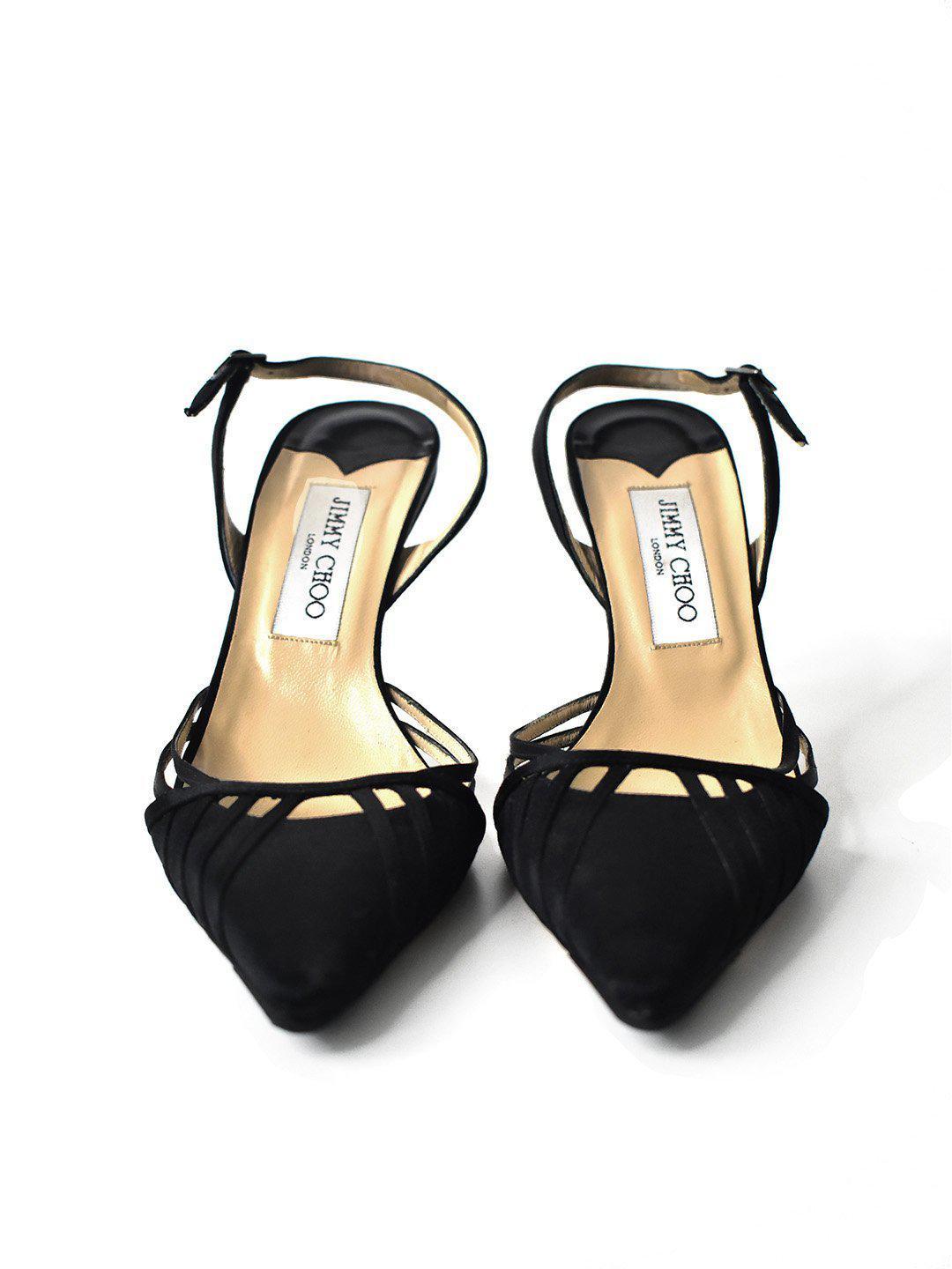 Jimmy Choo Stiletter - 38 / Sort / Kvinde - SassyLAB Secondhand