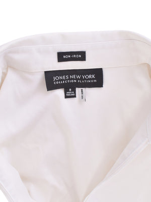 Jones New York Skjorte - S / Hvid / Kvinde - SassyLAB Secondhand