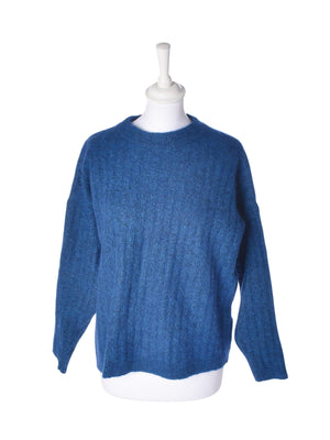 Just Female Sweater - L / Blå / Kvinde - SassyLAB Secondhand