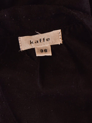 Kaffe Kjole - 36 / Sort / Kvinde - SassyLAB Secondhand