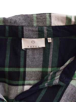 KAFFE Skjorte - 42 / Blå / Kvinde - SassyLAB Secondhand