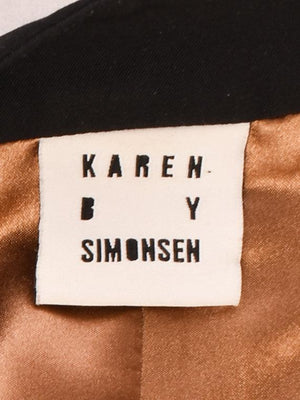Karen By Simonsen 2-delt sæt - 40/42 / Sort / Kvinde - SassyLAB Secondhand
