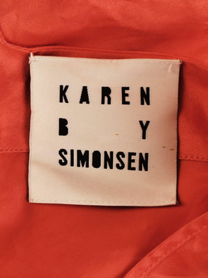 Karen By Simonsen Kjole - M / Koral / Kvinde - SassyLAB Secondhand