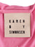 Karen By Simonsen T-Shirt - S / Pink / Kvinde - SassyLAB Secondhand