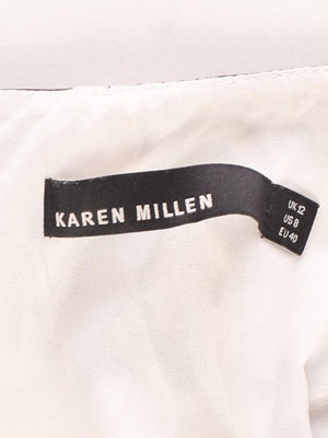 Karen Millen Kjole - 40 / Hvid / Kvinde - SassyLAB Secondhand