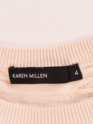 Karen Millen Sweater - XS / Hvid / Kvinde - SassyLAB Secondhand