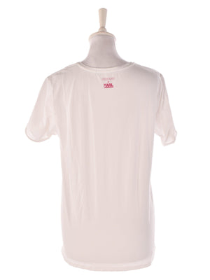 Karl Lagerfeld T-Shirt - L / Hvid / Kvinde - SassyLAB Secondhand