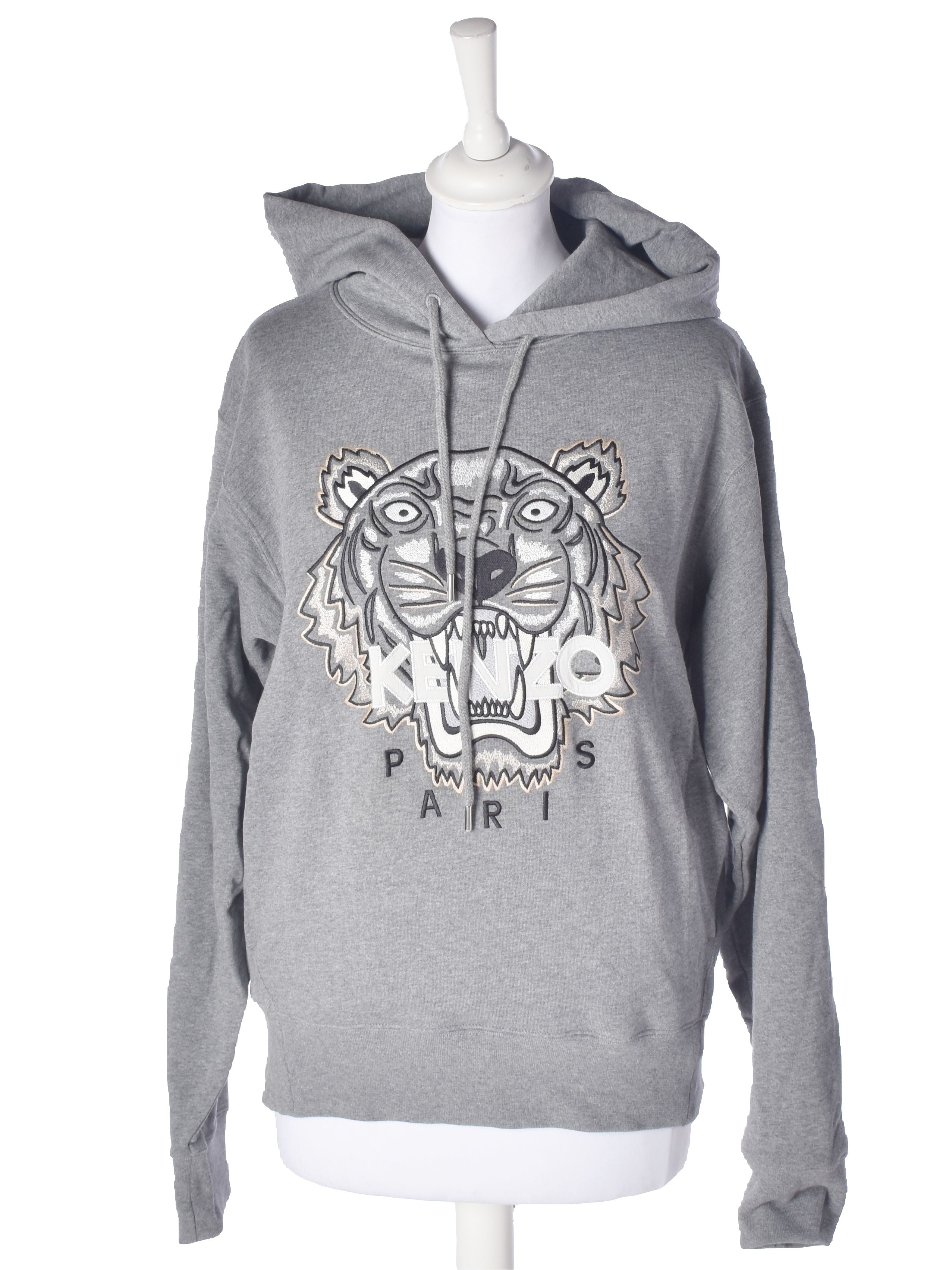 Kenzo Hoodie - M / Grå / Kvinde - SassyLAB Secondhand