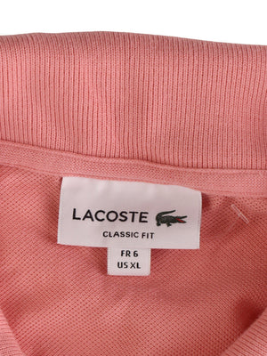Lacoste Polo - XL / Pink / Kvinde - SassyLAB Secondhand