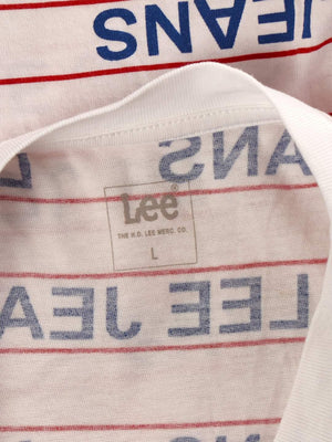 Lee T-Shirt - L / Hvid / Kvinde - SassyLAB Secondhand