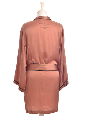 Les Réves Lingeri Kimono - Small/Medium / Pink / Kvinde - SassyLAB Secondhand