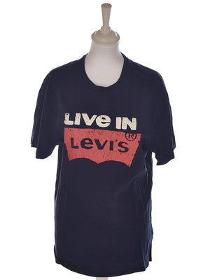 Levi's T-Shirt - L / Blå / Unisex - SassyLAB Secondhand