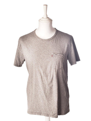 Levi's T-Shirt - M / Grå / Mand - SassyLAB Secondhand