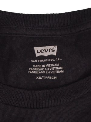 Levi's T-Shirt - XS / Sort / Kvinde - SassyLAB Secondhand