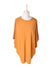 Lion Fashion Poncho - 36-44 / Orange / Kvinde - SassyLAB Secondhand