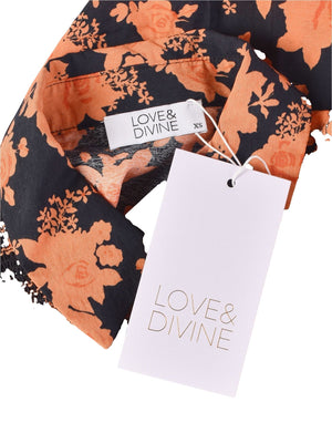 Love & Devine Bluse - XS / Orange / Kvinde - SassyLAB Secondhand