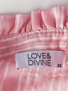 Love & Divine Bluse - XS / Pink / Kvinde - SassyLAB Secondhand