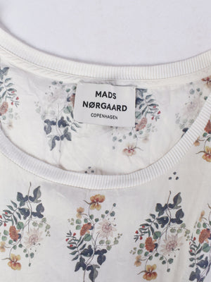 Mads nørgaard T-Shirt - 40 / Hvid / Kvinde - SassyLAB Secondhand