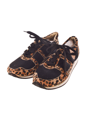 Maison Shoeshibar Sneakers - 38 / Dyreprint / Kvinde - SassyLAB Secondhand