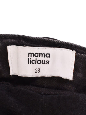 Mama Licious Shorts - S / Blå / Kvinde - SassyLAB Secondhand