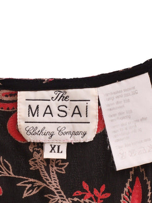 Masai Bluse - XL / Rød / Kvinde - SassyLAB Secondhand
