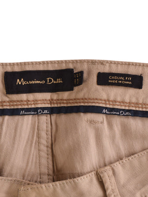 Massimo Dutti Jeans - 42 / Beige / Kvinde - SassyLAB Secondhand