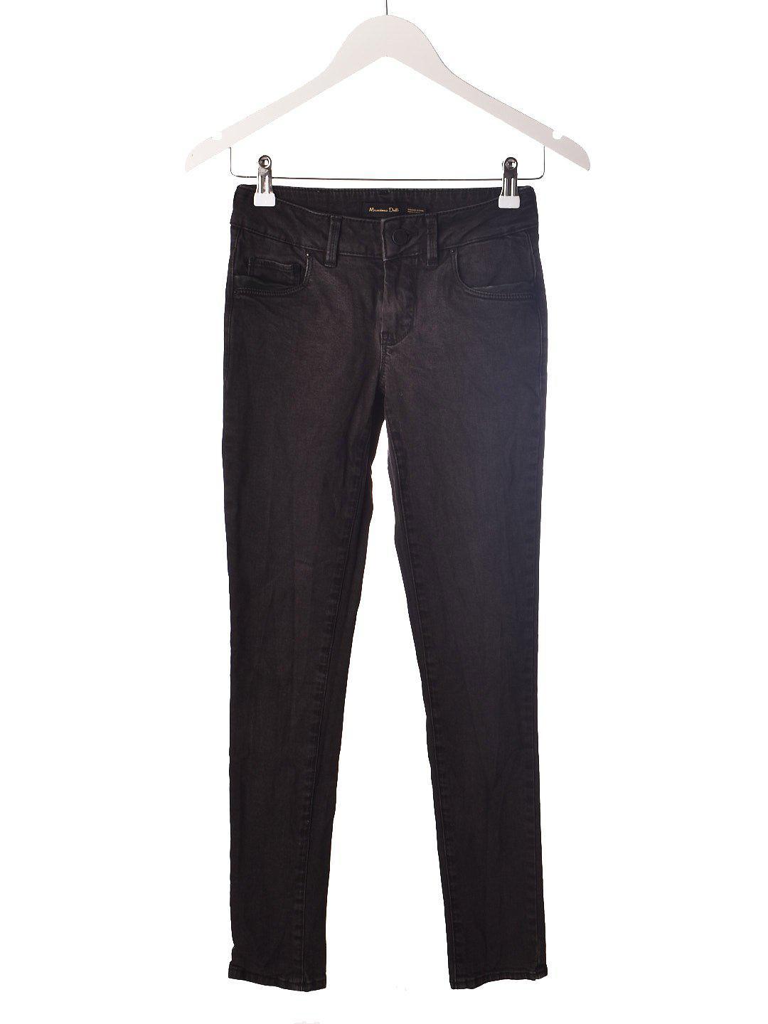 Masssimo Dutti Jeans - XS / Sort / Kvinde - SassyLAB Secondhand